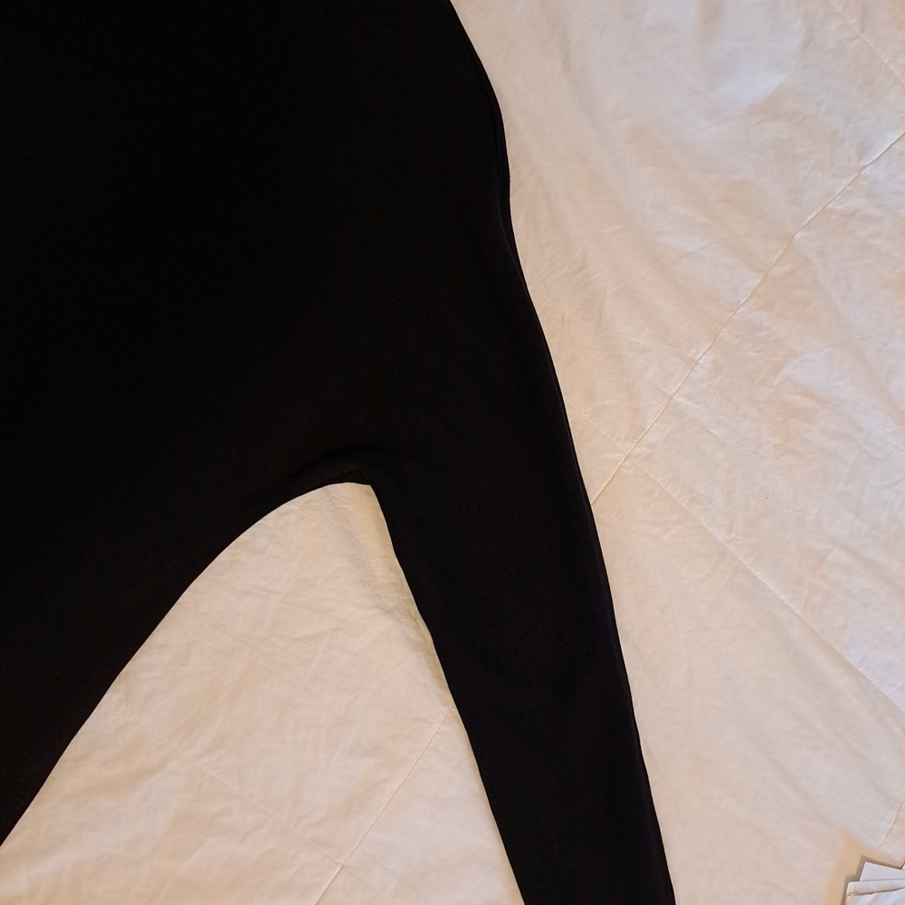 Frank & Eileen Isabelle Funnel Neck Dress Terry Cloth Black Excellent Condit. XS - Picture 5 of 8